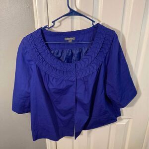 Apt 9 cropped blue jacket Size 2X